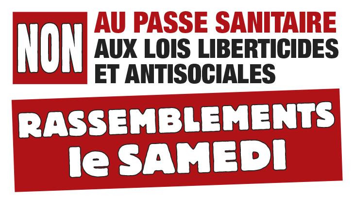 Passe sanitaire bandeau rassemblements